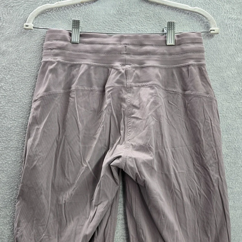 Lululemon Women Activewear Pants‎ 4 Purple Dance Studio Jogger Logo Drawstring